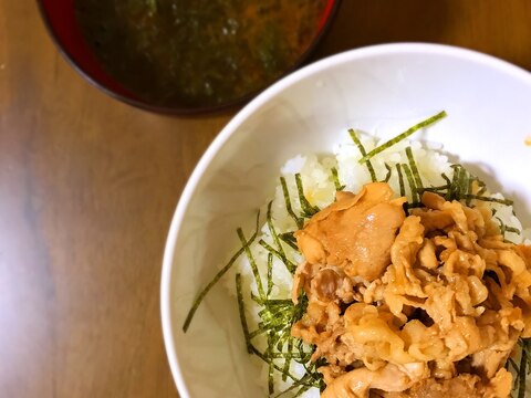 ごはんがすすむ！簡単生姜焼き丼